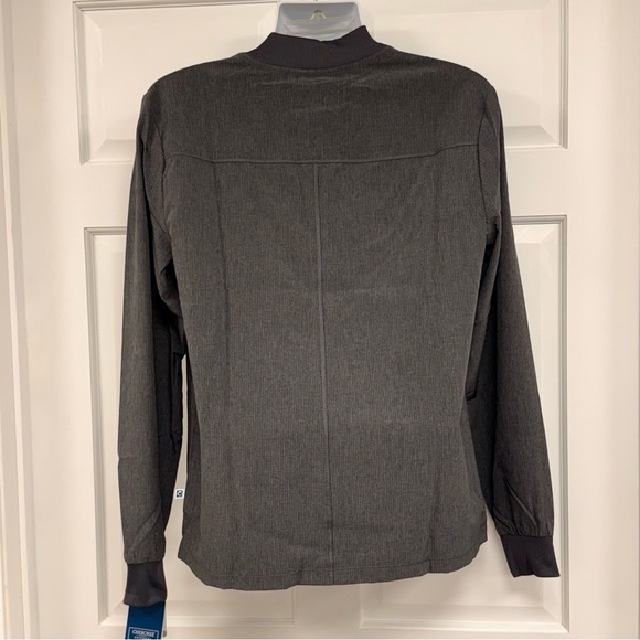NWT Cherokee Certainty Scrub Jacket Men’s XL Graphite Gray Full Zip Scrubs New - Picture 8 of 9